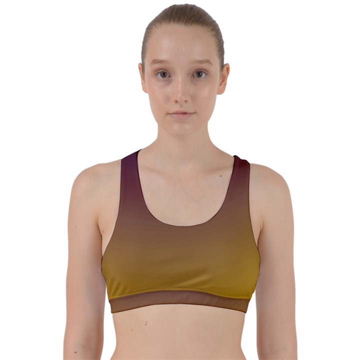 Course Colorful Pattern Abstract Back Weave Sports Bra