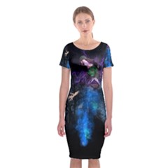 Magical Fantasy Wild Darkness Mist Classic Short Sleeve Midi Dress by BangZart