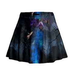 Magical Fantasy Wild Darkness Mist Mini Flare Skirt by BangZart