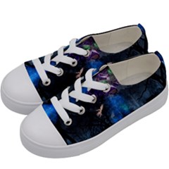 Magical Fantasy Wild Darkness Mist Kids  Low Top Canvas Sneakers