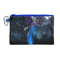 Magical Fantasy Wild Darkness Mist Canvas Cosmetic Bag (large)