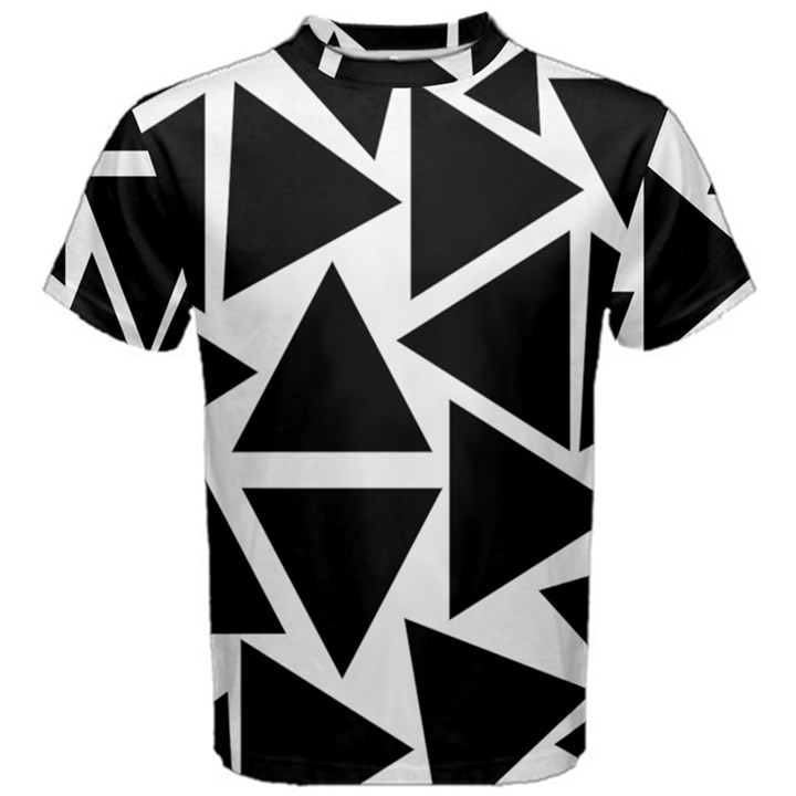 Template Black Triangle Men s Cotton Tee