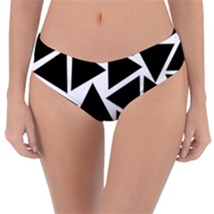 Template Black Triangle Reversible Classic Bikini Bottoms by BangZart