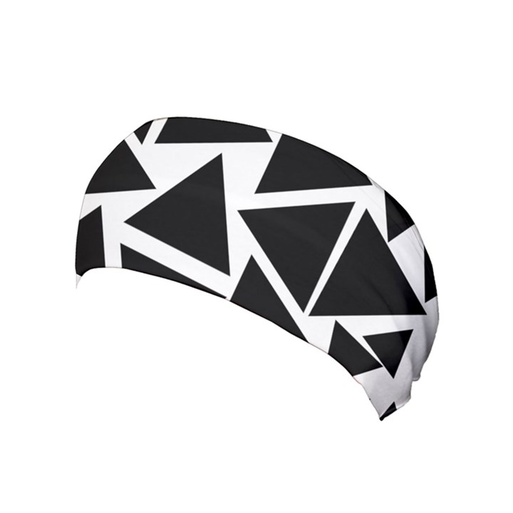 Template Black Triangle Yoga Headband