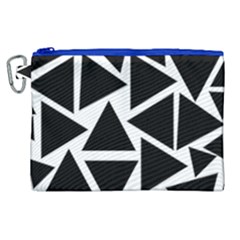 Template Black Triangle Canvas Cosmetic Bag (xl)