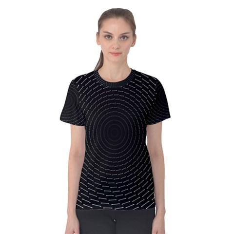 Q Tips Collage Space Women s Cotton Tee by BangZart