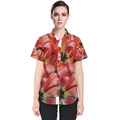 Tulips Flowers Spring Women s Short Sleeve Shirt