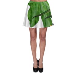 Plant Berry Leaves Green Flower Skater Skirt by BangZart