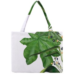 Plant Berry Leaves Green Flower Mini Tote Bag by BangZart