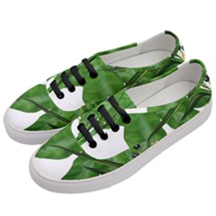 Plant Berry Leaves Green Flower Women s Classic Low Top Sneakers by BangZart