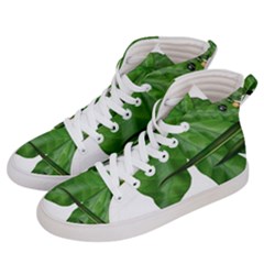 Plant Berry Leaves Green Flower Women s Hi-top Skate Sneakers