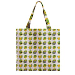 St Patrick S Day Background Symbols Zipper Grocery Tote Bag by BangZart