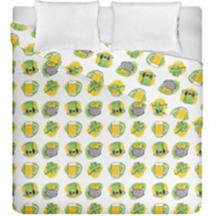 St Patrick S Day Background Symbols Duvet Cover Double Side (king Size) by BangZart