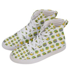 St Patrick S Day Background Symbols Women s Hi-top Skate Sneakers