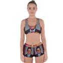 George W Bush Pop Art President Usa Racerback Boyleg Bikini Set View1