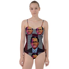 George W Bush Pop Art President Usa Sweetheart Tankini Set by BangZart