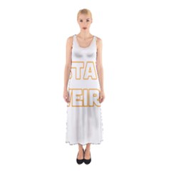 Stay Weird Sleeveless Maxi Dress by Valentinaart