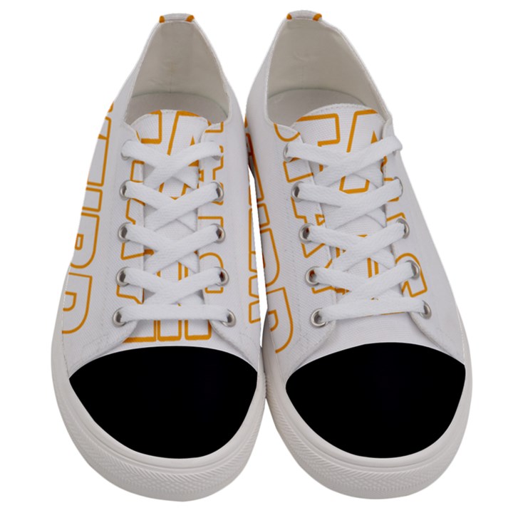 Stay weird Women s Low Top Canvas Sneakers