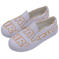 Stay Weird Kids  Canvas Slip Ons