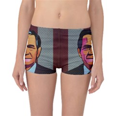 George W Bush Pop Art President Usa Boyleg Bikini Bottoms by BangZart