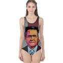 George W Bush Pop Art President Usa One Piece Swimsuit View1