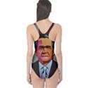 George W Bush Pop Art President Usa One Piece Swimsuit View2