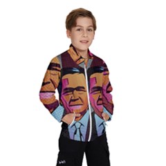 George W Bush Pop Art President Usa Wind Breaker (kids) by BangZart