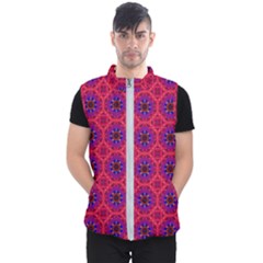 Retro Abstract Boho Unique Men s Puffer Vest