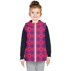 Retro Abstract Boho Unique Kid s Puffer Vest