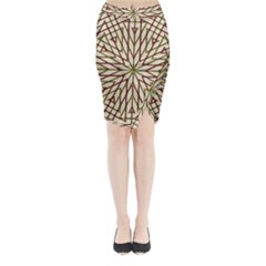 Kaleidoscope Online Triangle Midi Wrap Pencil Skirt by BangZart