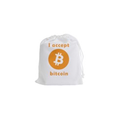 I Accept Bitcoin Drawstring Pouches (xs)  by Valentinaart