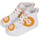 I accept bitcoin Kid s Hi-Top Skate Sneakers View2