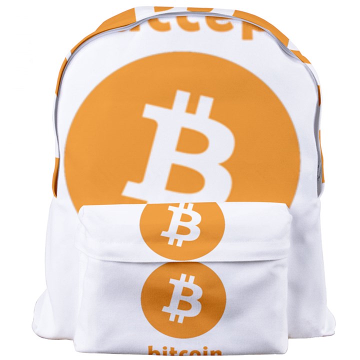 I accept bitcoin Giant Full Print Backpack