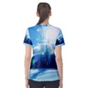 Ski Holidays Landscape Blue Women s Cotton Tee View2