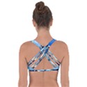 Ski Holidays Landscape Blue Got No Strings Sports Bra View2