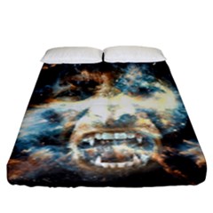 Universe Vampire Star Outer Space Fitted Sheet (california King Size) by BangZart