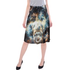 Universe Vampire Star Outer Space Midi Beach Skirt by BangZart