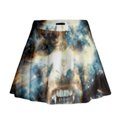 Universe Vampire Star Outer Space Mini Flare Skirt by BangZart