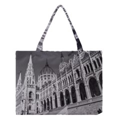 Architecture Parliament Landmark Medium Tote Bag by BangZart