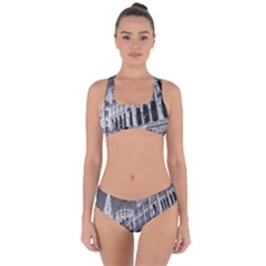 Architecture Parliament Landmark Criss Cross Bikini Set by BangZart