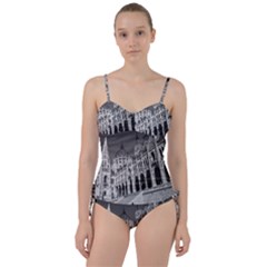 Architecture Parliament Landmark Sweetheart Tankini Set by BangZart