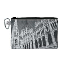 Architecture Parliament Landmark Canvas Cosmetic Bag (medium) by BangZart