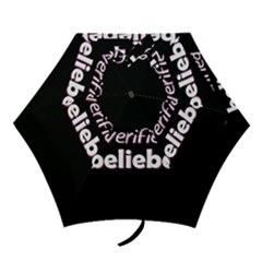 Verified Belieber Mini Folding Umbrellas by Valentinaart