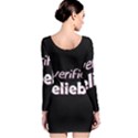 Verified Belieber Long Sleeve Bodycon Dress View2