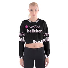 Verified Belieber Cropped Sweatshirt