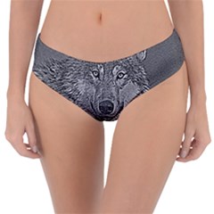 Wolf Forest Animals Reversible Classic Bikini Bottoms by BangZart