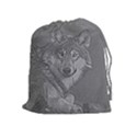 Wolf Forest Animals Drawstring Pouches (Extra Large) View1