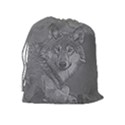 Wolf Forest Animals Drawstring Pouches (Extra Large) View2