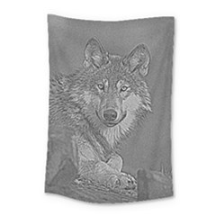 Wolf Forest Animals Small Tapestry by BangZart