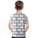 Wall Pattern Rectangle Brick Kids  Cotton Tee View2